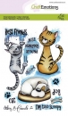 Craft Emotions Clear Stamps - Odey & Friends 2